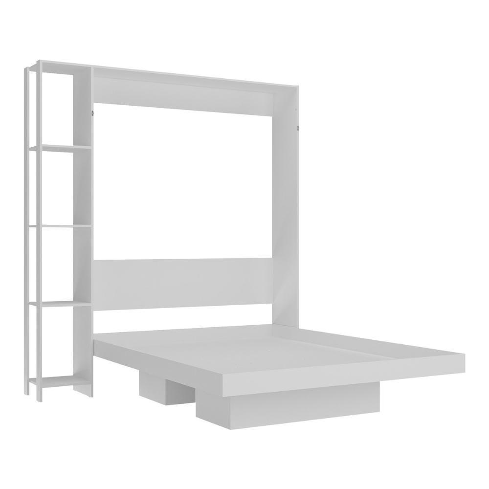 Cama De Casal Articulada Para Colchão 138x188cm Multimóveis MP4380 Branco - 6