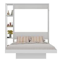 Cama De Casal Articulada Para Colchão 138x188cm Multimóveis MP4380 Branco - 5