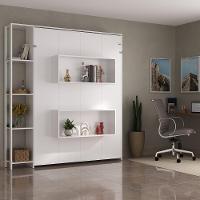 Cama De Casal Articulada Para Colchão 138x188cm Multimóveis MP4380 Branco - 9