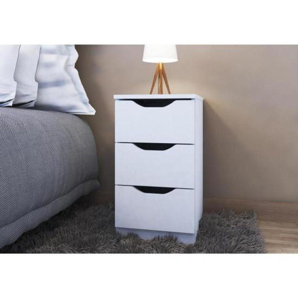 Gaveteiro Com 3 Gavetas Multivisão Branco - 3