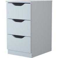 Gaveteiro Com 3 Gavetas Multivisão Branco - 1