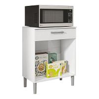 Balcão De Cozinha Com Tampo 2 Portas E 1 Gaveta Diamante - Branco/supremo - 5