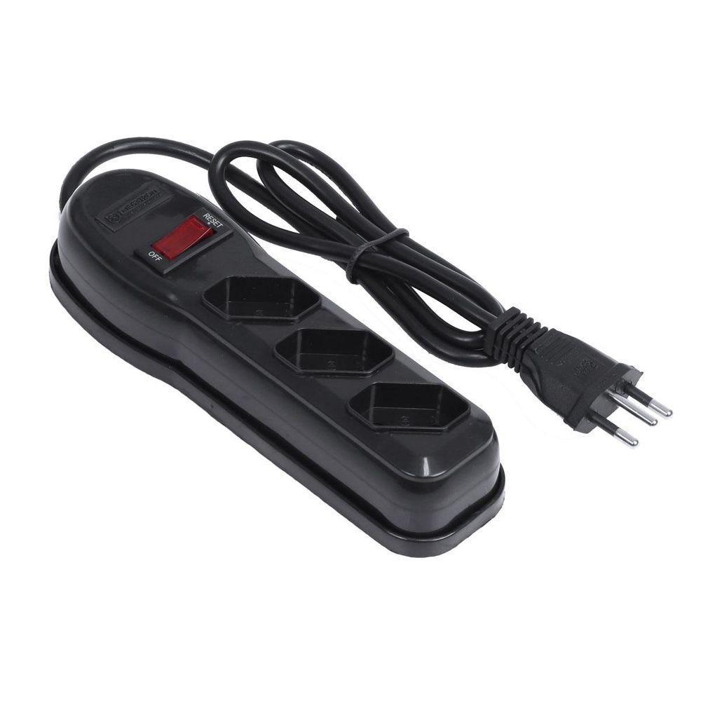 Filtro De Linha 3 Tomadas Pp 0,75mm Comprimento 1mt - 3