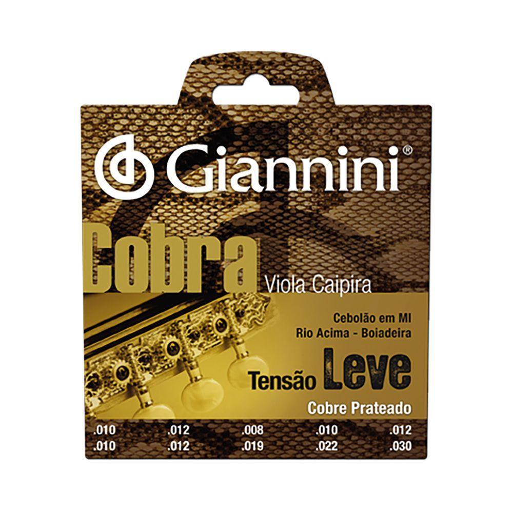 Corda Viola Caipira Giannini Gesvl Leve Cobre Prateado - 1