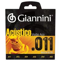 Corda Para Violao Giannini Gespw Bronze Acustica 65-35 0,011 - 1