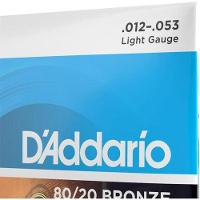 Encordoamento Violão Aço .012-.053 80-20 Bronze Ej11 D - 3