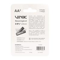 Pilha Recarregável Aa C-2 - 2200mah 1.2v - Vp2ab2r - 6