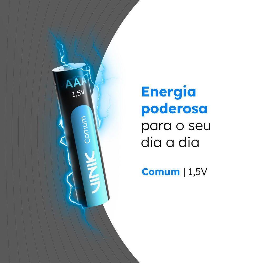 Pilha Comum Aaa C-4 1.5v - Vp3ab4c - 4
