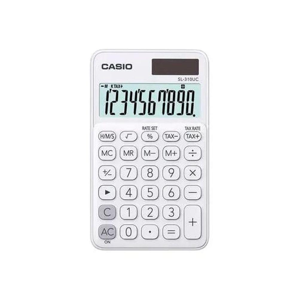 Calculadora De Bolso 10 Digitos Branca - Sl-310uc-bu-w-dc - 1
