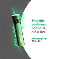 Pilha Recarregável Aaa C-4 - 900mah 1.2v - Vp3ab4r