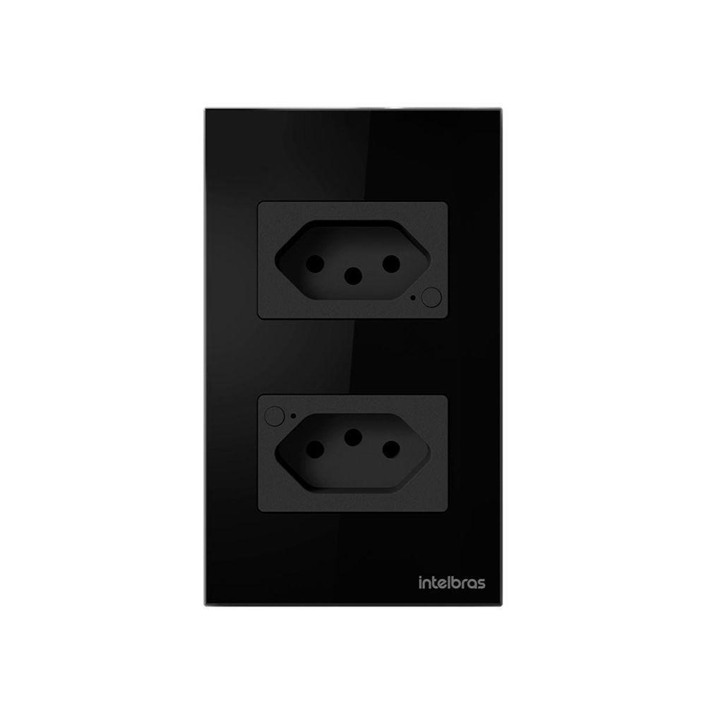 Tomada Dupla 10a Smart Wi-fi Ets 1002 Preto 4850065 - 1