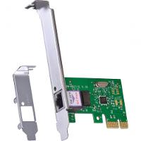 Placa De Rede 10-100-1000 Pci-e Prv1000e Com Suporte Low - 1