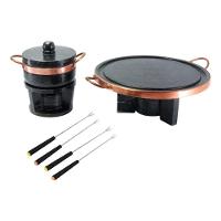 Kit Fondue Pedra Sabão Completo 8 Pçs Chapa 27 Cm - 3