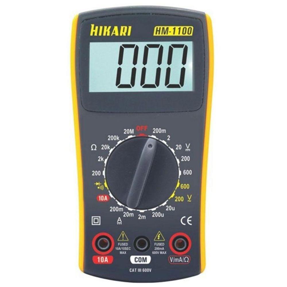 Multimetro Digital Hikari Hm-1100 Cat Iii 600v - 1