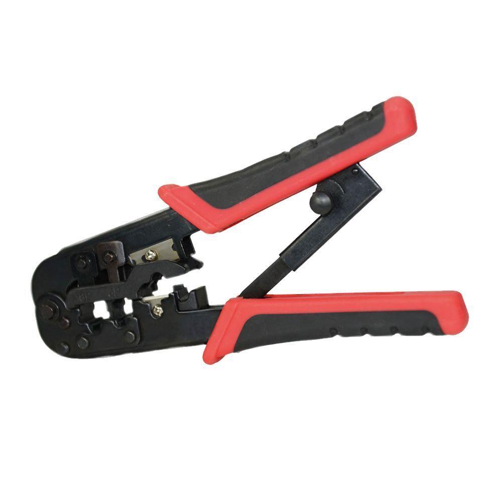 Alicate De Crimpar Com Catraca Hikari Hk-303 Rj45 Rj12 Rj11 - 1