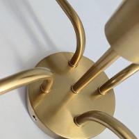 Lustre Sputnik Luminaria 5 Lampadas E27 Iluminaçao Quarto Sala Recepçao Comercial Residencial Luxo Ambiente Decoraçao - 6