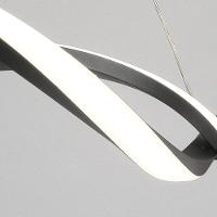 Lustre Pendente Aspiral Led Iluminaçao Hall De Entrada Recepçao Sala De Jantar Decoraçao Comercial Residencial Ambiente - 5