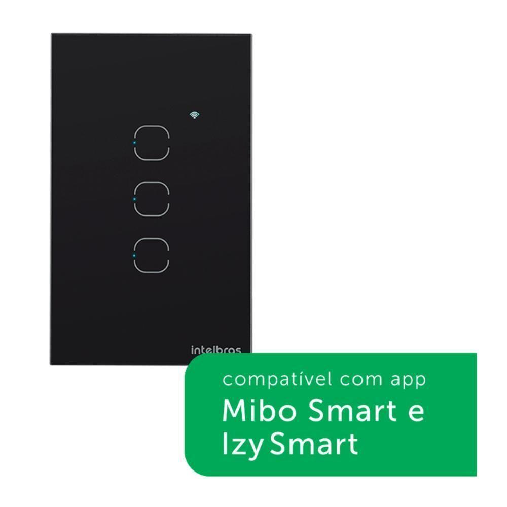 Interruptor Smart Touch Intelbras Ews1003 Wi-fi Com 3 Teclas - 5