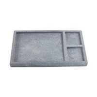 Tábua Pedra Sabão Borda Pé Divisórias Para Servir P 30x15cm - 1