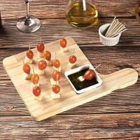 Tábua Para Hamburguer Madeira Pinus Com Pote - Stolf - 2