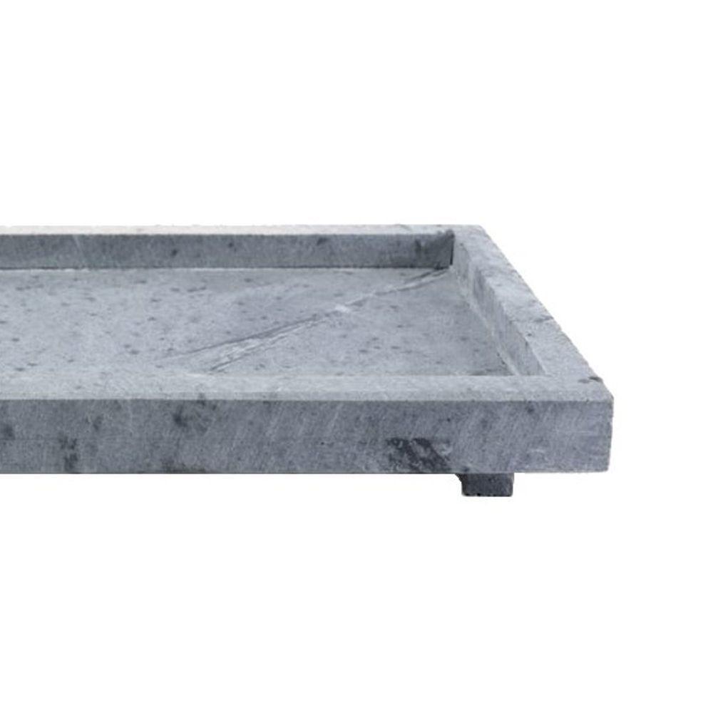 Tábua Gourmet Borda E Pé Para Servir Pedra Sabão P 30x10cm - 3