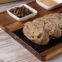 Tábua Para Servir Com Vidro E 3 Potes - Stolf - 3