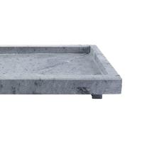 Tábua Gourmet Borda E Pé Para Servir Pedra Sabão G 30x15cm - 3