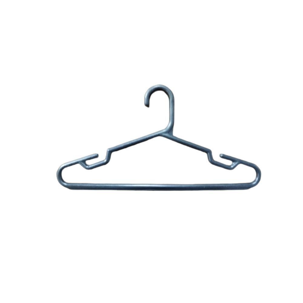 Kit 100un. Cabide Juvenil Cavado Tradicional Pp Preto - 1