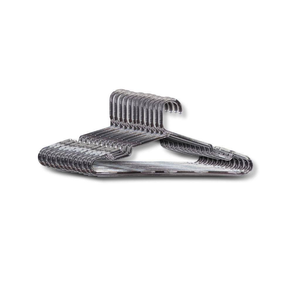 Kit 100un. Cabide Juvenil Cavado Tradicional Cristal - 1