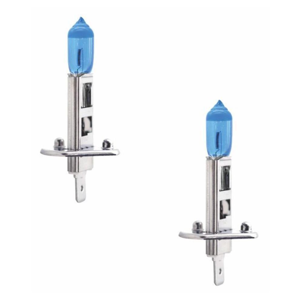 Par De Lampada Halogena Super Branca Code-tech One 12v H1 - 1