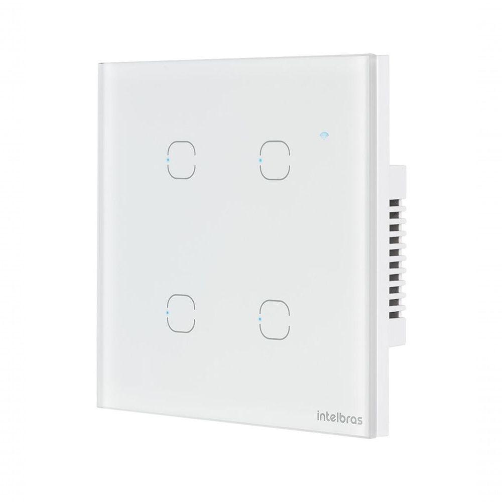 Interruptor Smart Wi-fi Touch 4 Teclas Ews 1004 Branco - 2