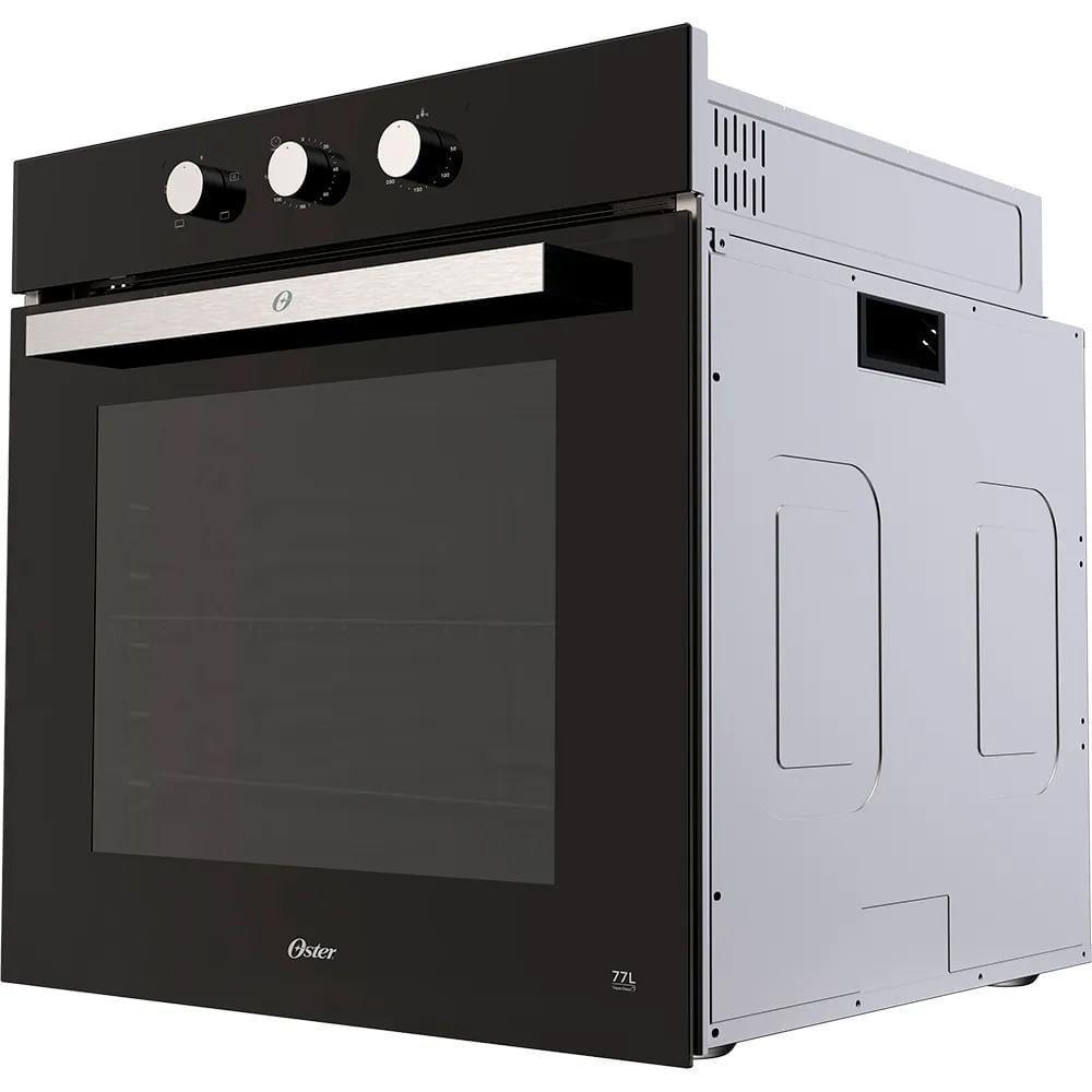 Kit Cooktop 4 Bocas - Forno De Embutir 77L - Coifa Ilha 90cm Oster 220V - 5