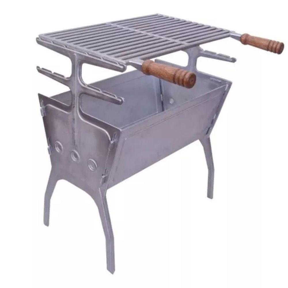 Churrasqueria Desmontável Em Alumínio Mundial Grande - 1