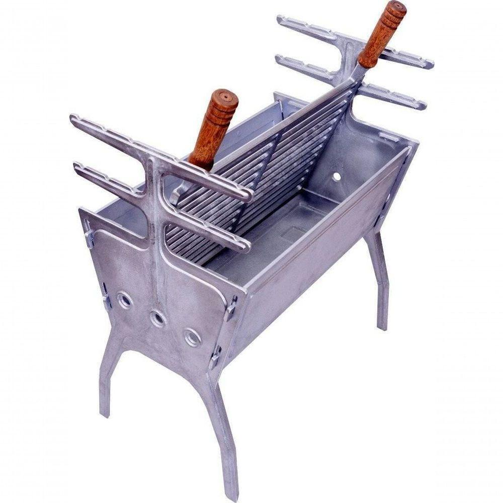 Churrasqueria Desmontável Em Alumínio Mundial Grande - 3