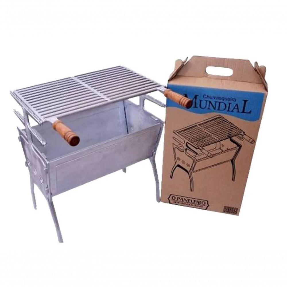 Churrasqueria Desmontável Em Alumínio Mundial Grande - 6