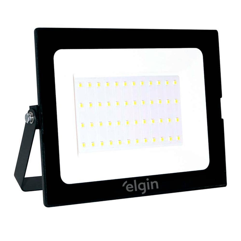 Refletor Led Elgin 50w 6500k Preto - 1