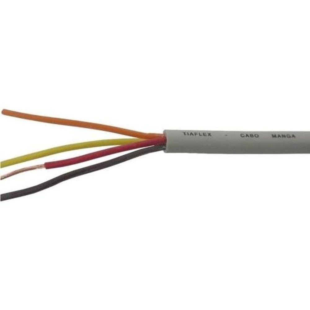 Fio Manga 4 X 26awg Sem Blindagem Bege Tiaflex - Rl - 100 - 1