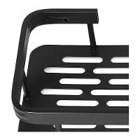Suporte Organizador Shampoo Sabonete Banheiro Preto - 2 Unidades - 3