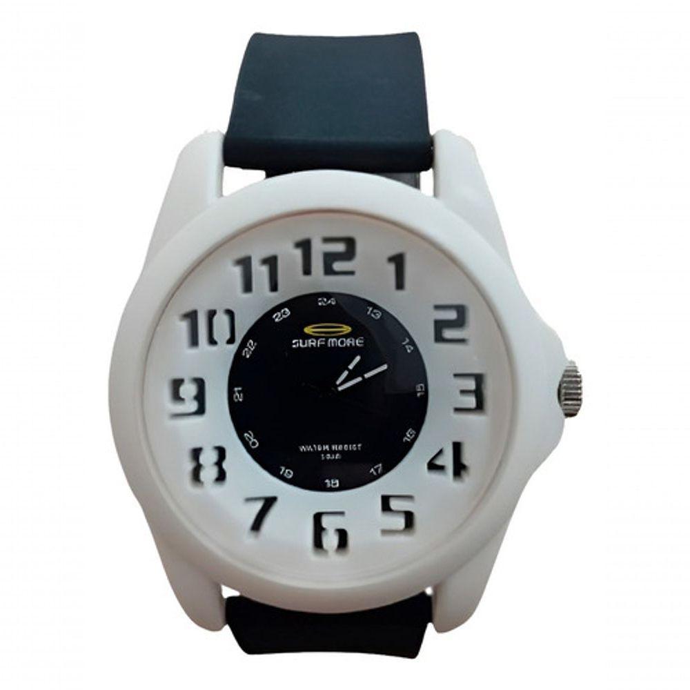 Relógio Analógio Masculino Surf More Analógico Branco 45mm - 1