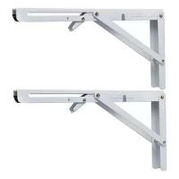 Kit 2 Suportes Mão Francesa Dobrável Retrátil Reforçada 34cm - 1