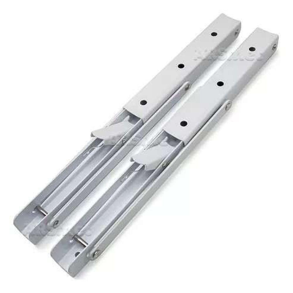 Kit 2 Suportes Mão Francesa Dobrável Retrátil Reforçada 39x13cm - 2