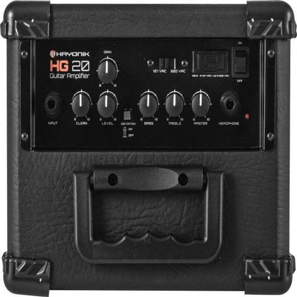 Cubo Para Guitarra Hayonik Hg20 20w Preto - 5