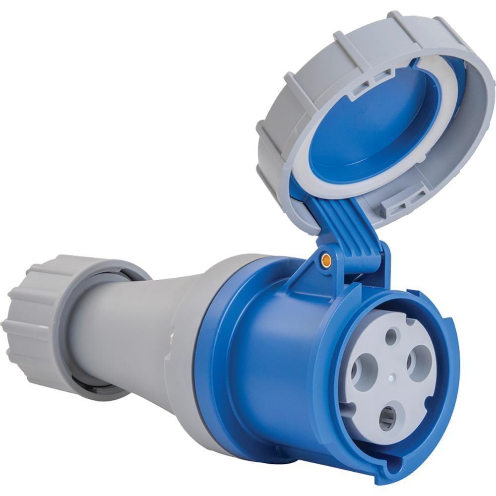 Tomada De Acoplamento Industrial 2p T 63 A 220-250 Vca 6 H Tramontina - 1