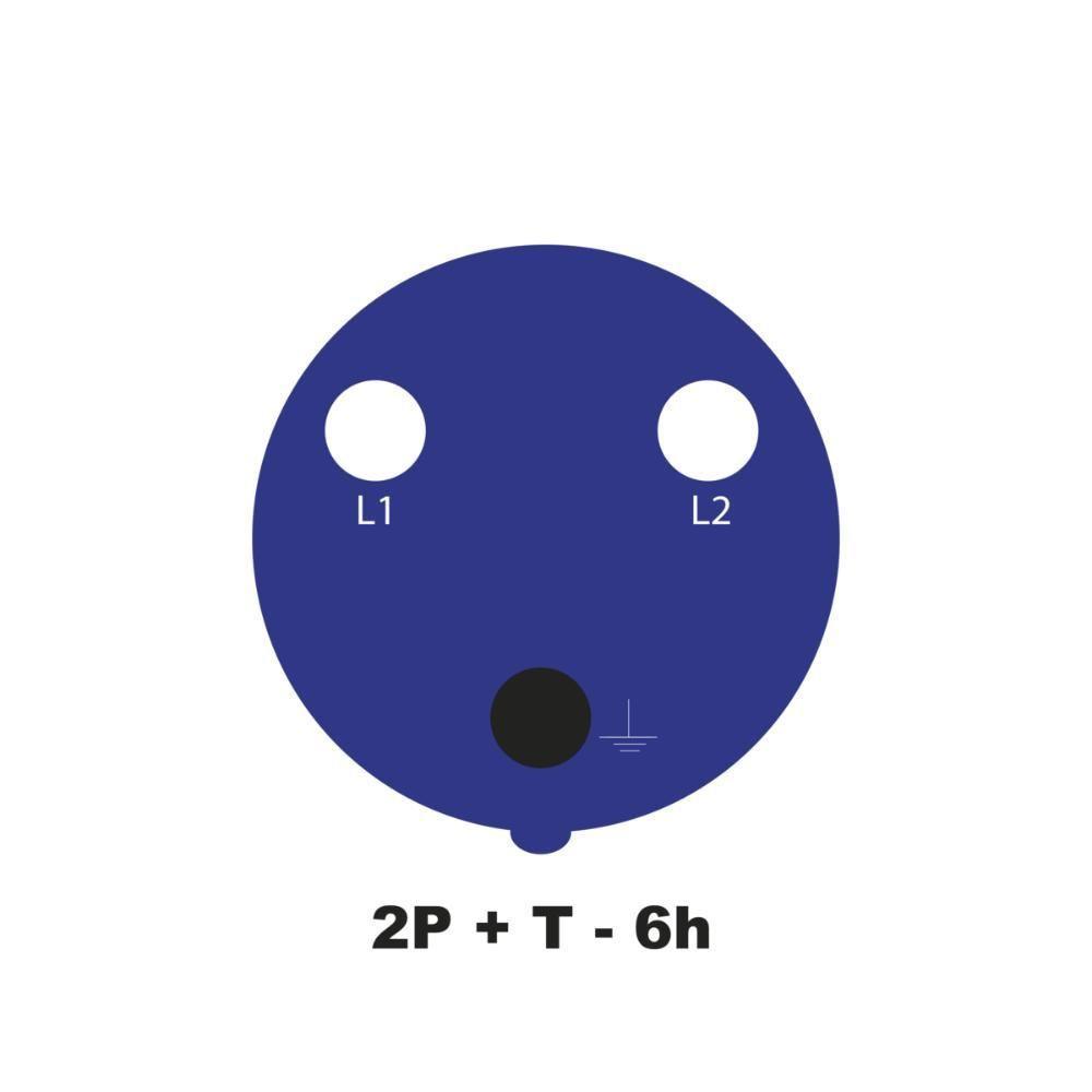 Tomada De Acoplamento Industrial 2p T 63 A 220-250 Vca 6 H Tramontina - 2