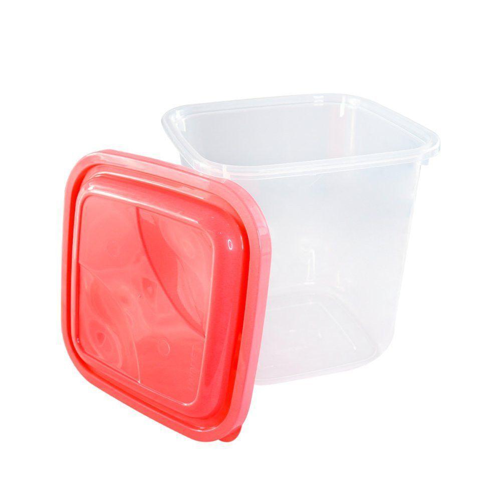 Kit Porta Mantimentos Com 5 Peças Uninjet - Vermelho - 5