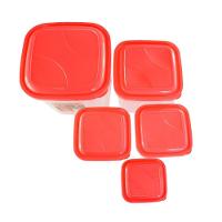 Kit Porta Mantimentos Com 5 Peças Uninjet - Vermelho - 2