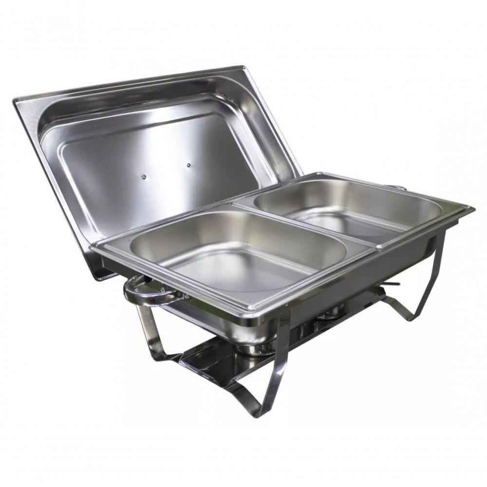 Rechaud Banho Maria Aço Inox 9 L Com Fogareiro Brasinox - 5