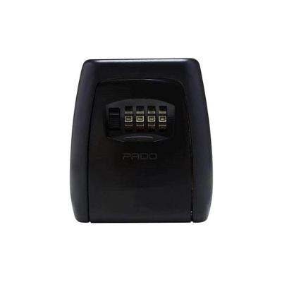 Mini Cofre De Parede Para Chaves Jóias Dinheiro Pado - Preto