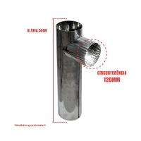 Te Chaminé Inox 120mm X 50cm - Fp - 2