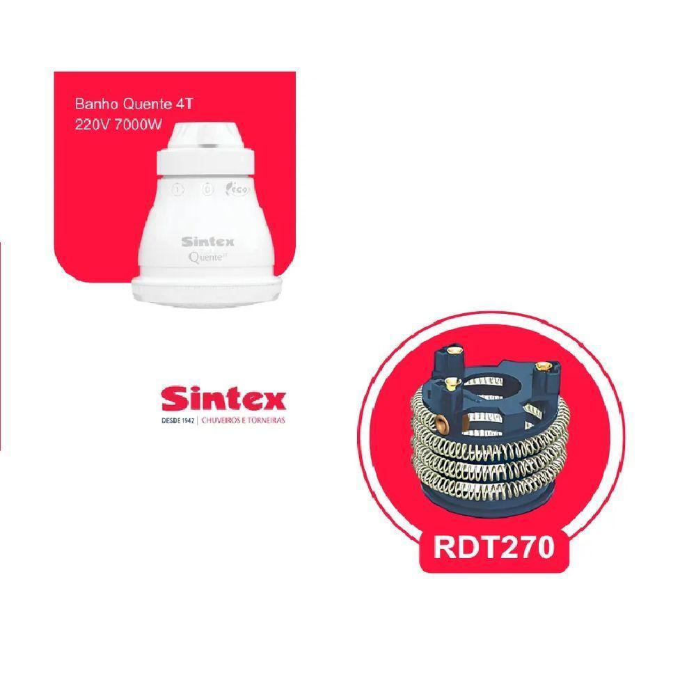 Resistência Para Chuveiro Top Banho 4 Temperaturas 220v - 7000w - Sintex - 6